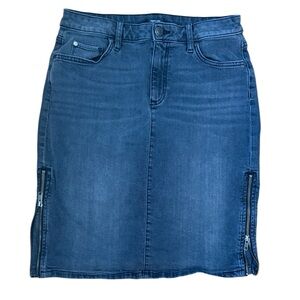 Simply Vera Vera Wang Dark Blue Mini Skirt